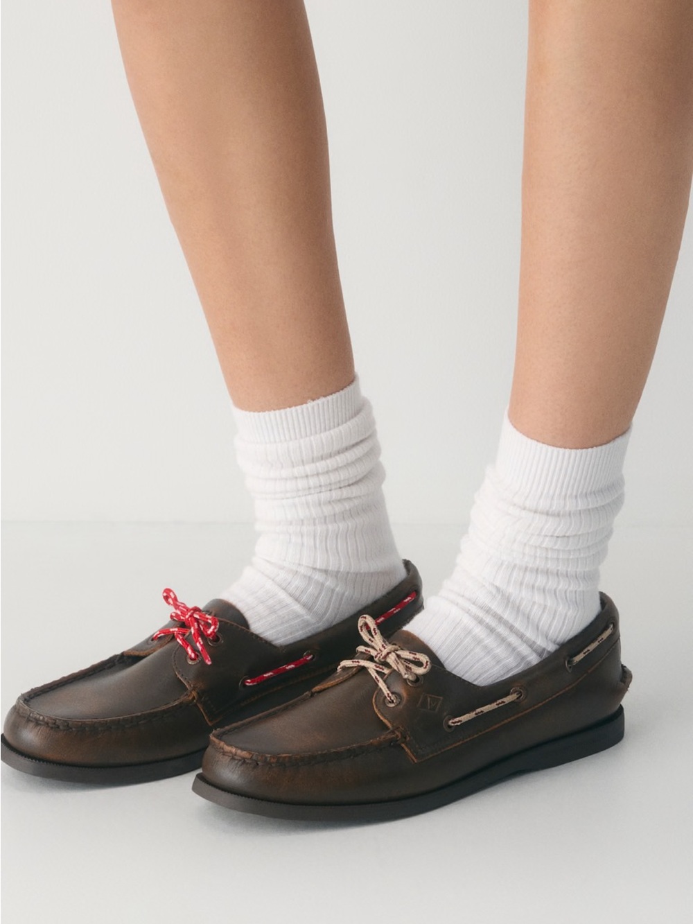 Aritzia AO Boat Shoe Smooth Leather